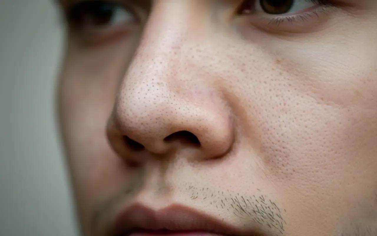 Nose blackheads with treatment