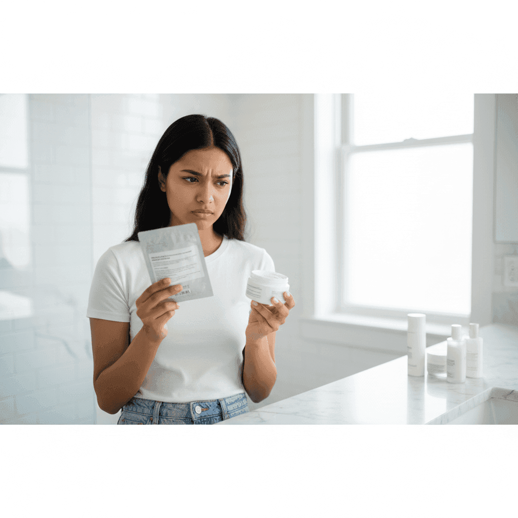 Mask-related whitehead breakouts