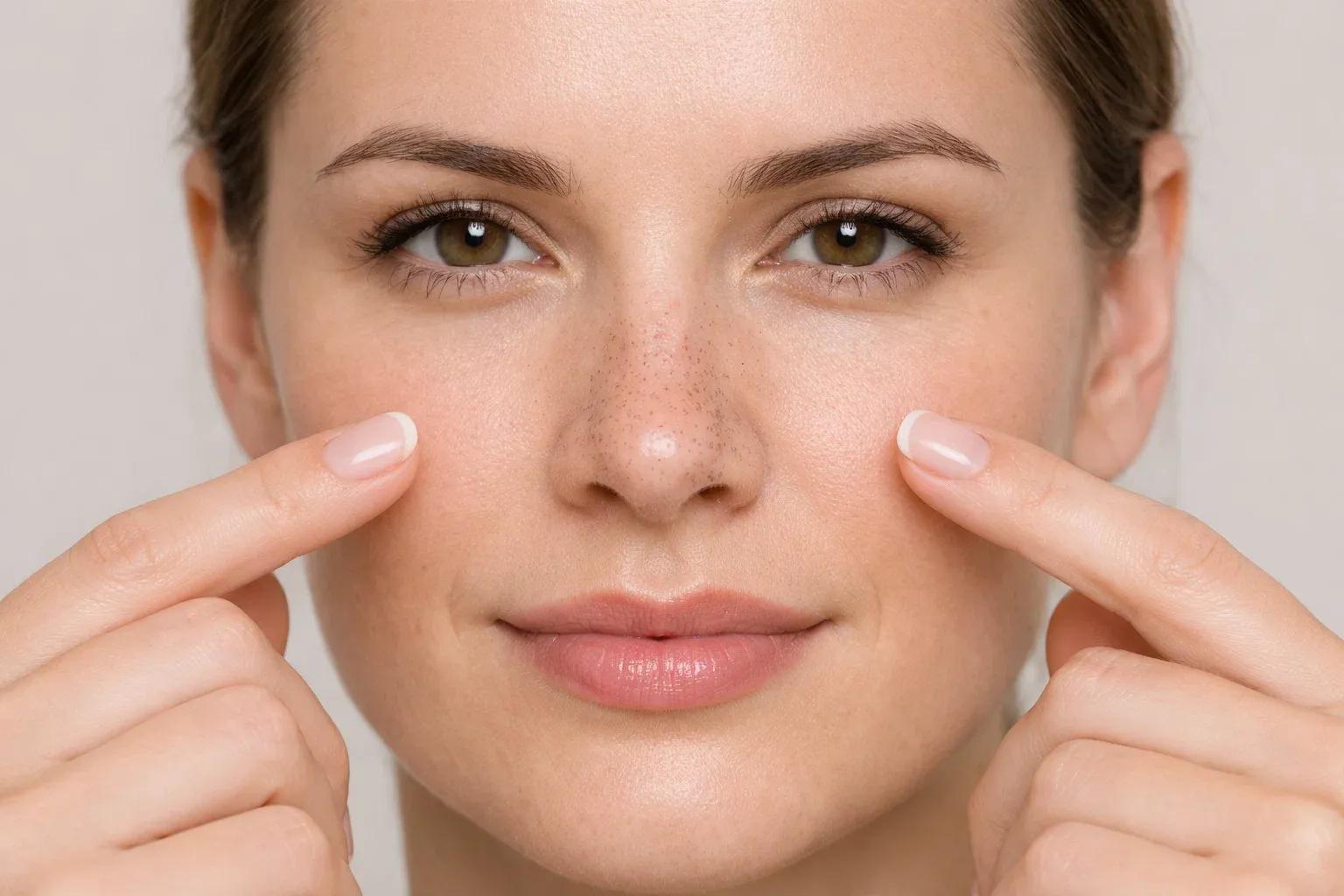 Effects of popping blackheads causing skin damage