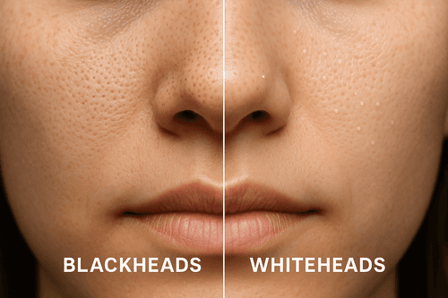 Blackheads vs Whiteheads: What’s the Difference and How to Treat Them