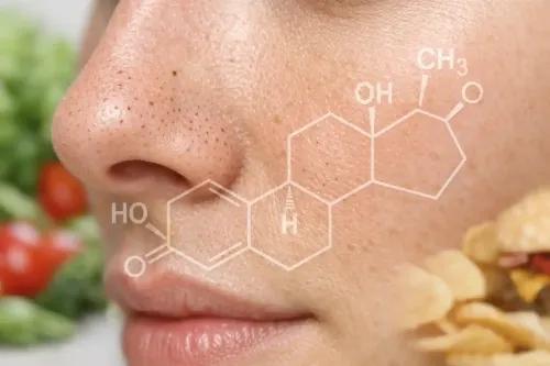 How Hormones & Diet Affect Blackhead Formation